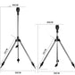 Roestvrijstalen roterende irrigatiestatief Telescopische steunsproeier