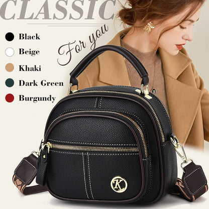 🎁Hot Sale 59% UIT⏳2026 Klassieke leren tas met meerdere compartimenten