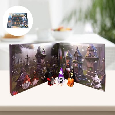 Halloween Kabouter Puzzel Afteltijd Kalender