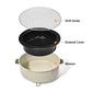 3 in 1 Draagbare Buiten Camping Grill