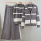 Dames Casual Gebreide 3-Delige Set