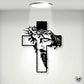 Hot Sale🔥Jezus Kruis Metalen Logo Christus Muurdecoratie