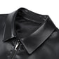 🔥Heren Classic PU Leren Jas met Rits Voorkant🔥