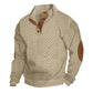 🎁Casual Pullover met lange mouwen en elleboogstukken voor heren🎁