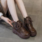 👢Leren dameslaarzen met pluche voering👢
