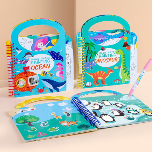 Herhaalbaar graffiti-waterverfboek