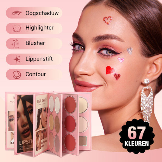 💫“Magisch make-up boek"💫 50% KORTING💥67 Kleuren Alles-in-één Make-up Palet