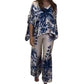 🤩Fashion Casual Vrouwen V-Hals Gedrukt Plug Mouwen Kostuum