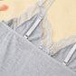 💖HOT SALE 49% KORTING💖Sexy kanten rand spleet strik decor slaapjurk voor dames
