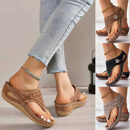 Dames Zachte Zool Hollow-Out Sandalen