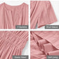 🌿 Dames Casual Zomerjurk met V-Hals ☀️ Licht, Comfortabel & Elegant – Nu 50% KORTING