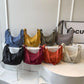 😍Designer Directe Verkoop👜Vrouwen Mode Effen Kleur Nylon Crossbody Hobo Tas