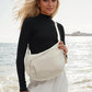 😍Designer Directe Verkoop👜Vrouwen Mode Effen Kleur Nylon Crossbody Hobo Tas