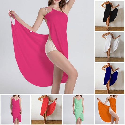 🏝️Dames Strand Wikkel Jurk Cover-up👙