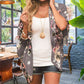 Zomers Cool Flowy Gebloemd Zonnehemd