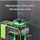 🔥 2025 Hot Sale - 50% korting🔥Infrarood groen licht laserwaterpas voor precisiewerk