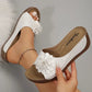 🔥Tijdgebonden korting🔥Vrouwen Comfort Slip-On Sandalen met Bloemen