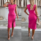🔥Voorjaarsuitverkoop - 50% korting🔥Women’s Sleeveless Bodycon Dress with Slit