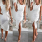 🔥Voorjaarsuitverkoop - 50% korting🔥Women’s Sleeveless Bodycon Dress with Slit
