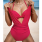 🌸🌸Effen badpak met strik voor dames, set van 2 stuks