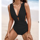 🌸🌸Effen badpak met strik voor dames, set van 2 stuks