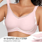 🏆 Flash Sale ⚡ Meer dan 50.000 verkocht! Bijna uitverkocht – 💥🎉 Dames draadloze V-hals kruissteek mesh-slip zonder naden – optillende beha, perfect als cadeau