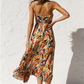 🔥Laatste dag - 50% korting👗 Jurk met halterprint