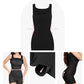 Mini Jurk met Splitjes en Ingebouwde Shapewear