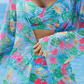 🌊🐚🌴Blooming Magic of Summer - Driedelig Damesbadpak van Mesh