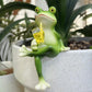 🐸Miniatuur Kikkerbeeldjes Plantdecoraties🍷