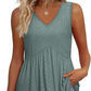 ⏰Hot Sale 50% korting🎁 Casual V-hals Bloemige Ruffels Mouwloze Top voor dames