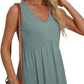 ⏰Hot Sale 50% korting🎁 Casual V-hals Bloemige Ruffels Mouwloze Top voor dames