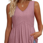 ⏰Hot Sale 50% korting🎁 Casual V-hals Bloemige Ruffels Mouwloze Top voor dames