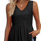 ⏰Hot Sale 50% korting🎁 Casual V-hals Bloemige Ruffels Mouwloze Top voor dames