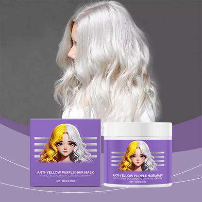💜Paars Haarmasker tegen Vergeling 💜
