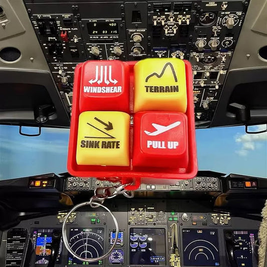🚨📢Airbus geluidssimulator met waarschuwingssleutelhanger