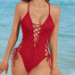 👙Dames Sexy V-hals Eendelig Badpak