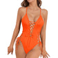 👙Dames Sexy V-hals Eendelig Badpak