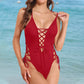 👙Dames Sexy V-hals Eendelig Badpak
