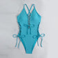 👙Dames Sexy V-hals Eendelig Badpak