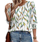 Casual Vrouwen Blouses Met Driekwart Mouwen