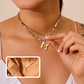 Modieuze 26-Alfabet Hanger & Kleurrijke Kralen Ketting