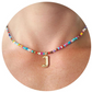 Modieuze 26-Alfabet Hanger & Kleurrijke Kralen Ketting