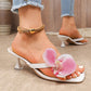 🌸Driedimensionale bloemen elegante sandalen