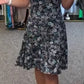 💐💖 Damescasual schep nekkleurige dress-print jurk