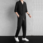 Ademende Tweedelige Set voor Heren in Casual Stijl