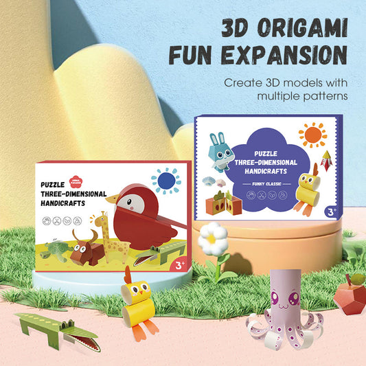 ✨2025 Hot Sale 50% korting✨3D Handgemaakte Origami Boek🦁