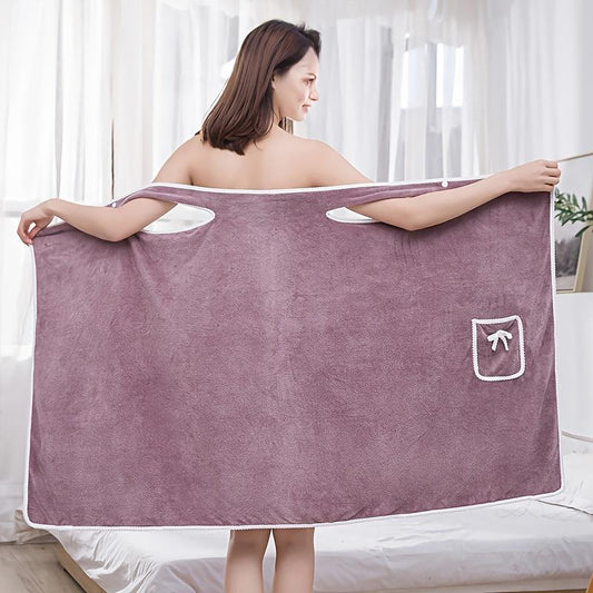 🔥Laatste dag 49% KORTING💖 Perfect geschenk - absorberende badhanddoek gemaakt van koraal fleece🌸