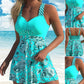 🌟Strap Top & Fitted Zwemshort Deelbaar Badpak - Klaar voor het strand!👙🩳