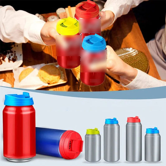 Herbruikbare lekvrije deksels voor drankblikjes